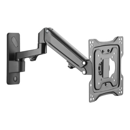 DIGITUS monteringssats - för LCD-display/krökt LCD-display - gasfjäder, svängarm - mattsvart Svart