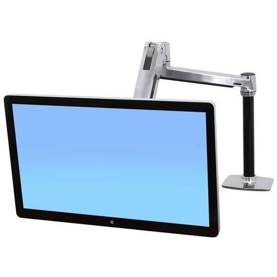 Skärmstöd - ERGOTRON - Polerat aluminium - 116,8 cm - 13,61 kg Max - Höjdjusterbar