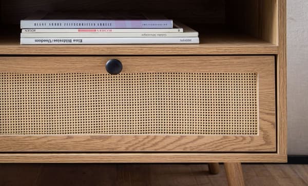 Rootz Modern TV -enhet - Media Console - Entertainment Center - Space Savering Design - 120cm x 56 cm x 39 cm