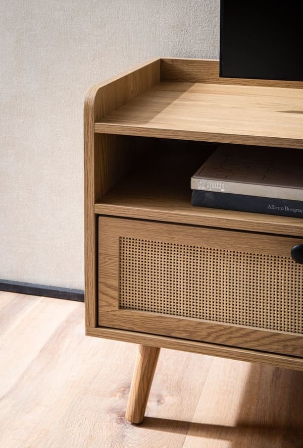 Rootz Modern TV -enhet - Media Console - Entertainment Center - Space Savering Design - 120cm x 56 cm x 39 cm