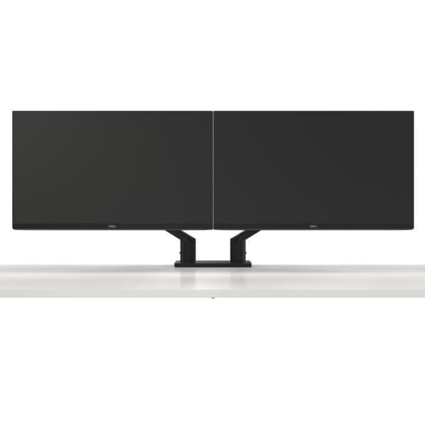 Dubbel Monitorarm - DELL - MDA20 - För Skärmar 19''-27'' - Bordsmontering - Svart