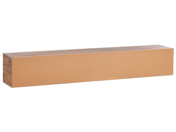 Vægmonteret TV-bord Hvid og brun Op til 70ʺ tv Anbefalet 2 skabe Minimalistisk design Stue