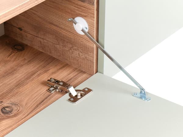 Vægmonteret TV-bord Grøn Op til 70ʺ tv Anbefalet 2 skabe Minimalistisk design Stue
