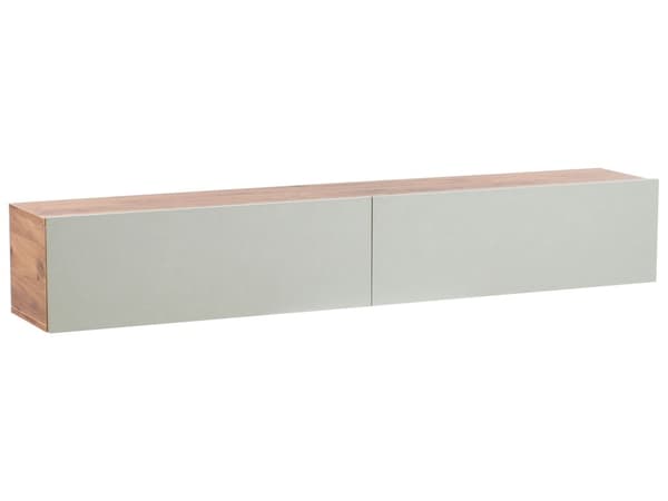 Vægmonteret TV-bord Grøn Op til 70ʺ tv Anbefalet 2 skabe Minimalistisk design Stue
