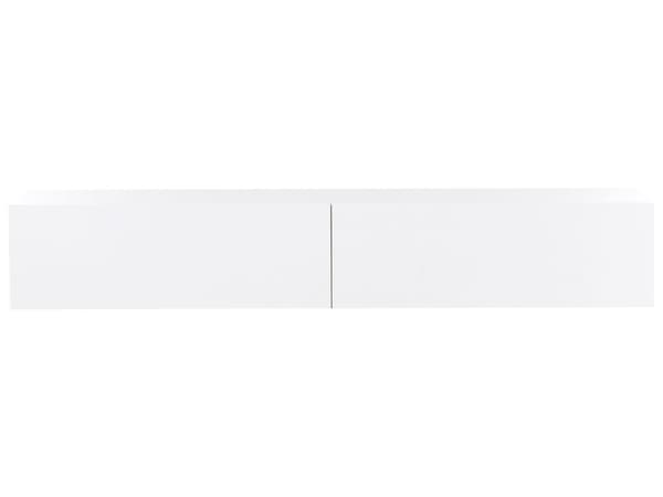 Vægmonteret TV-bord Hvid Op til 70ʺ tv Anbefalet 2 skabe Minimalistisk design Stue