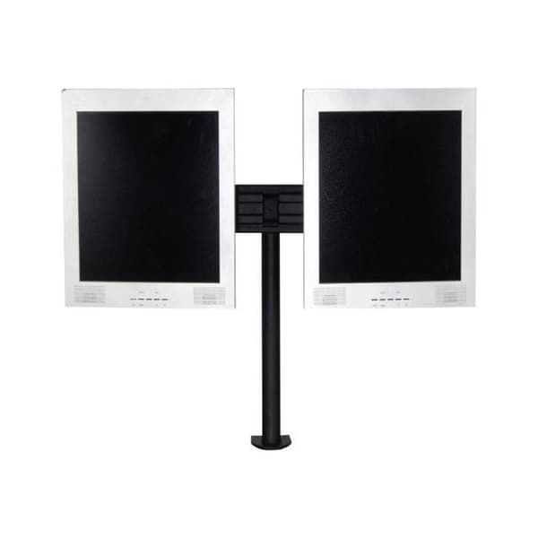 NEWSTAR Bordsställ - Skrivbordsfäste för 2 LCD-skärmar - Skärmstorlek: 19"-30" - Svart