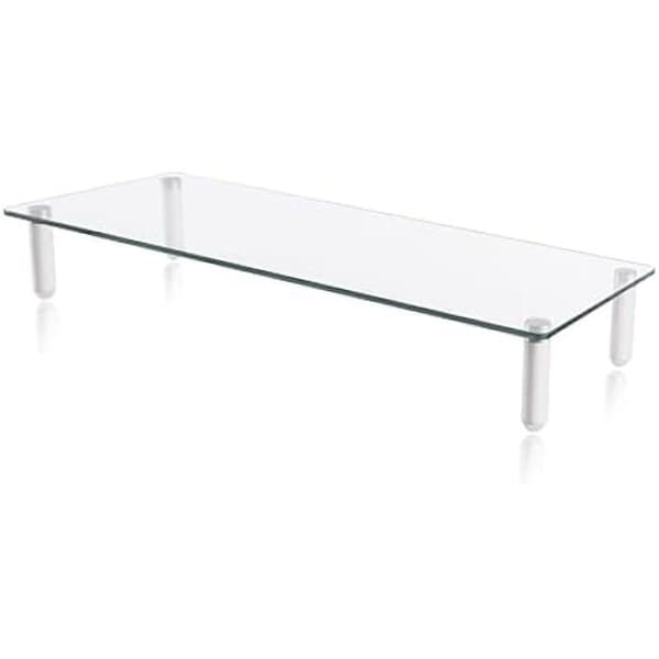 Bordshöjare - EQUIP - Glas - Kapacitet 20 kg - Elegant design - Ergonomisk Transparent