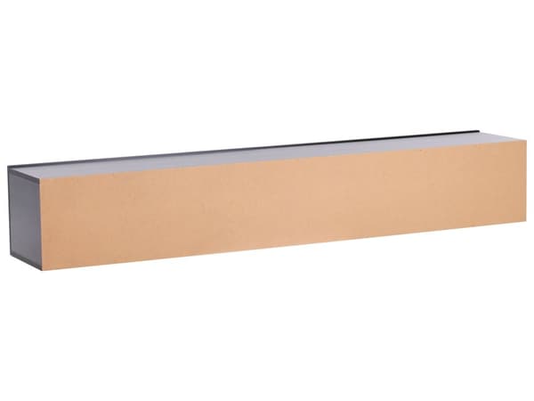 Veggmontert TV-benk Svart 2 skap TV opptil 70ʺ Minimalistisk design Stue Mediabenk Mediamøbler