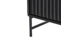 Miniatyrbilde 11 av 11: TV-benk Svart MDF 140 x 40 cm Oppbevaringshylle Sideboard Kabelhåndtering Moderne