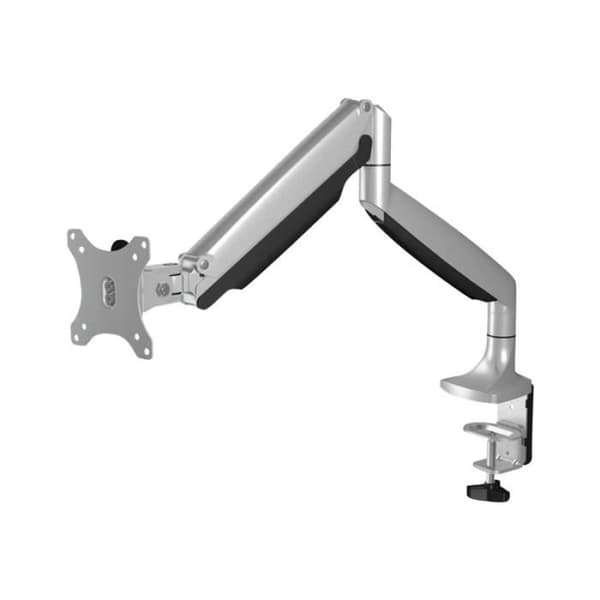 ICY BOX IB-MS503-T Justerbar monitorarm svart, silver Skärmstorlek: upp till 32 tums skrivbordsmonterbar Svart, Silver