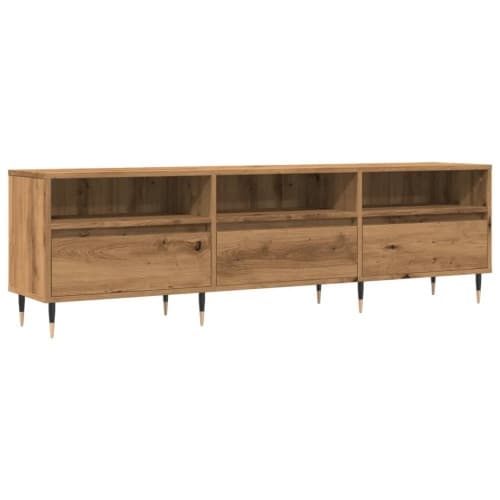 Tv-bänk artisan ek 150x30x44,5 cm konstruerat trä