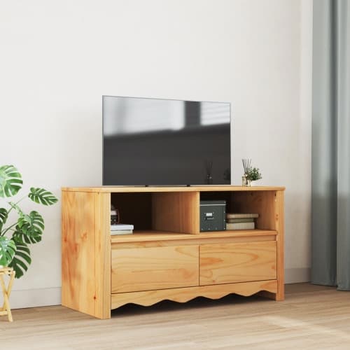 TV-bänk "DRAMMEN" 99x43x55 cm Solid träfuru