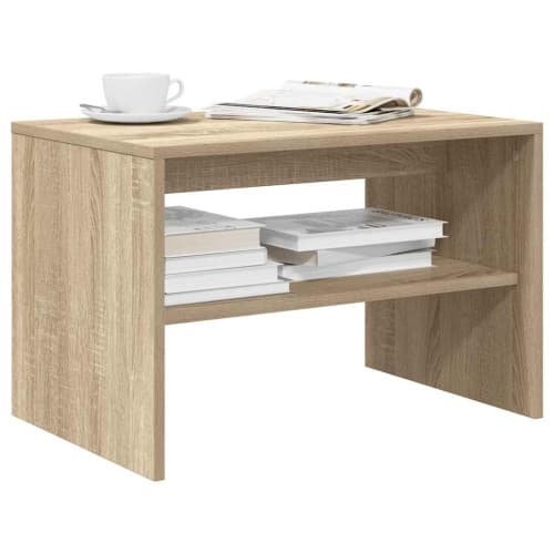 TV-bänk sonoma ek 60x40x40 cm konstruerat trä
