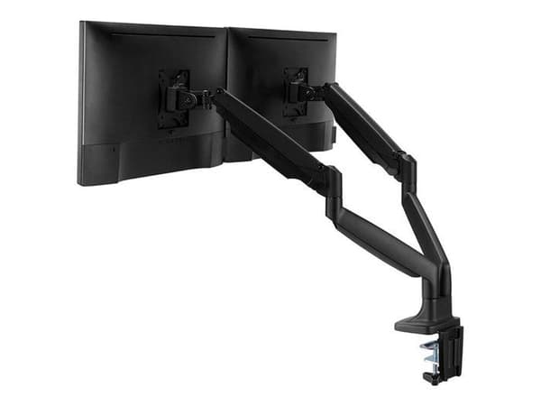 Skrivbordsstöd - NewStar - NM-D750DBLACK - Svart - 2 skärmar - Justerbar höjd 51 cm