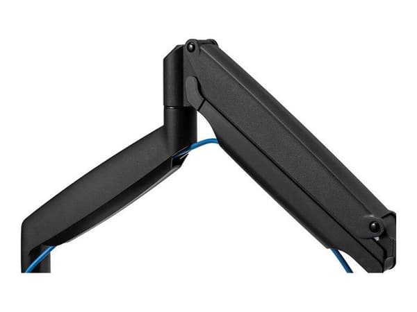 Skrivbordsstöd - NewStar - NM-D750DBLACK - Svart - 2 skärmar - Justerbar höjd 51 cm