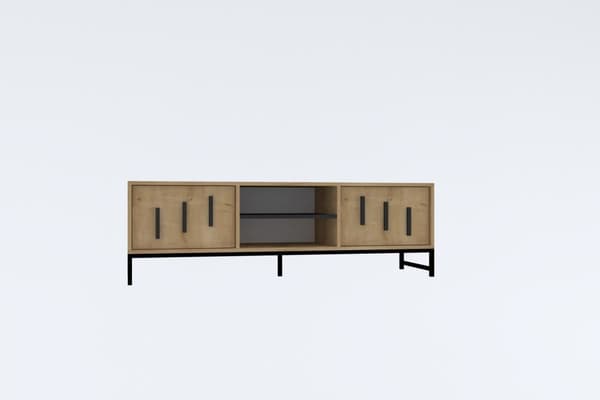TV-bänk, 160 x 50 x 40 cm, brun