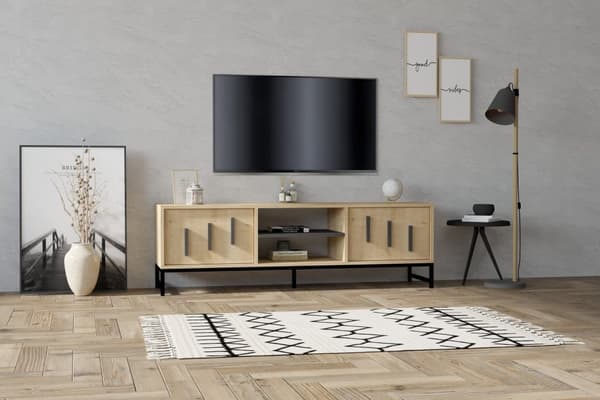 TV-bänk, 160 x 50 x 40 cm, brun