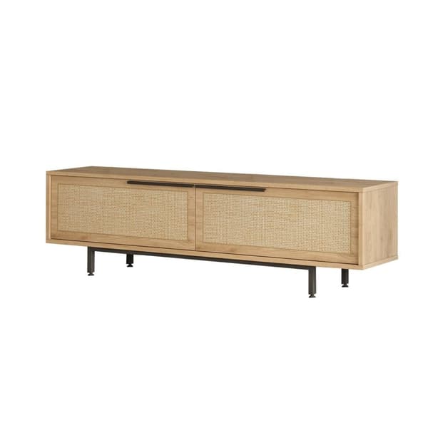TV-bänk med lådor, 160x45,1x35,5 cm, brun