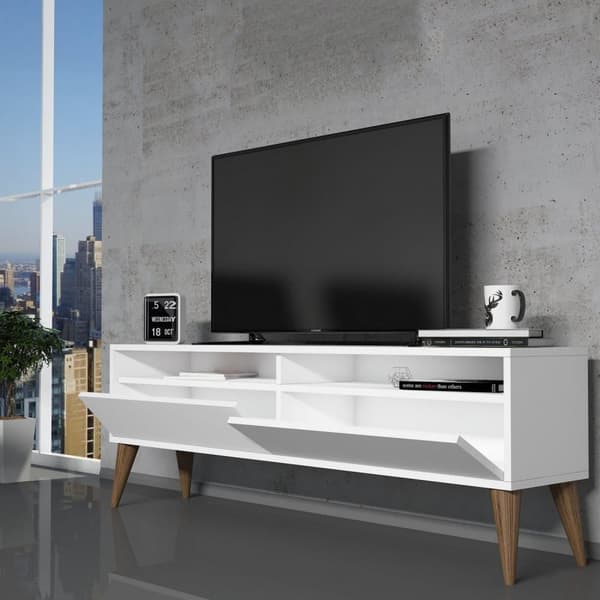 TV-bänk, 150 x 30 x 50 cm, Vit