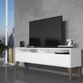 Miniatyrbild 2 av 5: TV-bänk, 150 x 30 x 50 cm, Vit