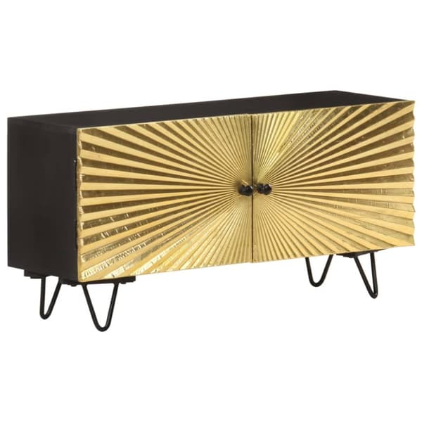 TV-bänk 90x30x45 cm massivt mangoträ