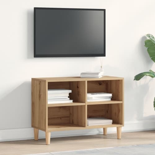TV-bänk artisan ek 69,5x30x50 cm av konstruerat trä