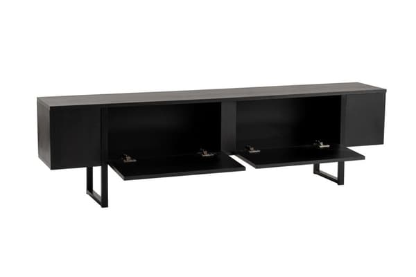 TV stativ, Serenity, 180x50x29,5 cm, Sort