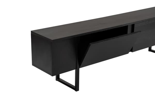 TV stativ, Serenity, 180x50x29,5 cm, Sort