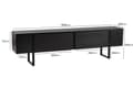 Miniatyrbillede 10 af 11: TV stativ, Serenity, 180x50x29,5 cm, Sort