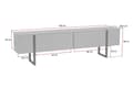 Miniatyrbillede 11 af 11: TV stativ, Serenity, 180x50x29,5 cm, Sort