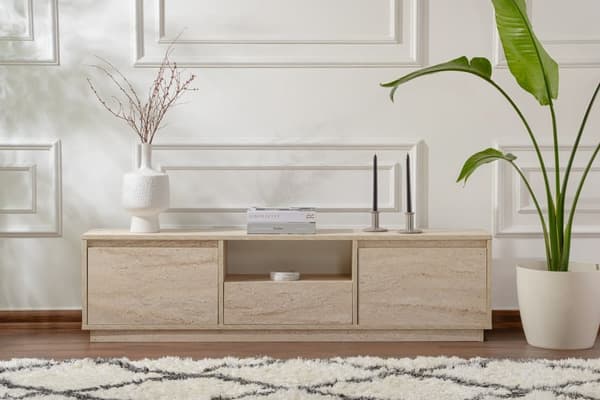 TV stativ, Vanguard Travertine, 160x42x29,5 cm