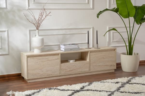 TV stativ, Vanguard Travertine, 160x42x29,5 cm
