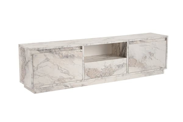 TV-bänk, Vanguard - Fressia marmor, 160x42x29,5 cm