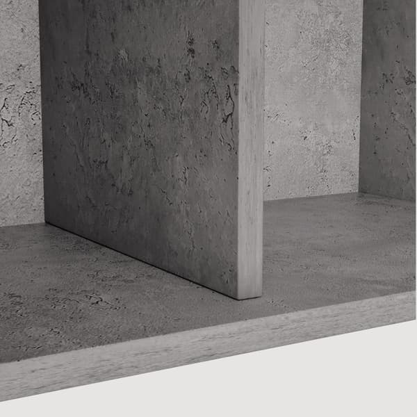 TV-skåp 160x38x55,5 cm - 4 dörrar - spånskiva - grå