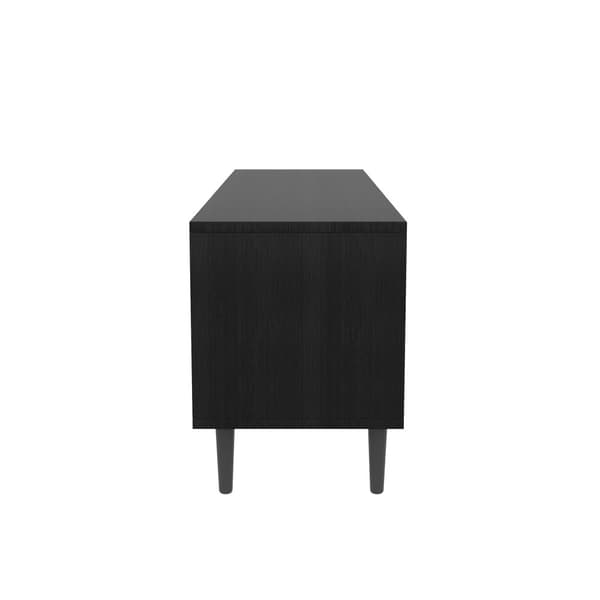 TV-möbel 150 cm - med 4 dörrar - svart