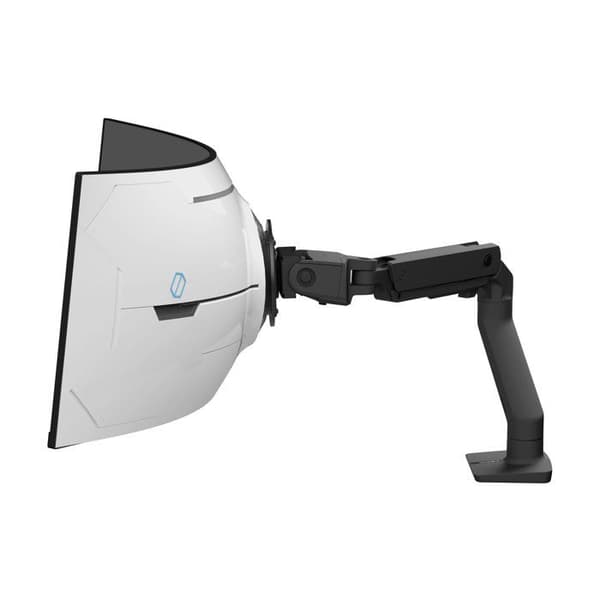 Brah för Monitor - Ergotron - HX VHD - Enskärmsstöd - Skärm upp till 57 tum - Matt svart Svart