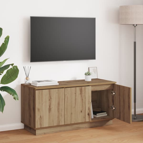 TV-skåp Artisan ek 100x38x49 cm Konstruerat trä