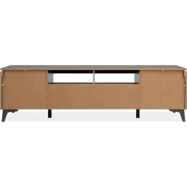 TV-skåp - Bertrix 56A - Skiffer / antracit - 177x51,5x40 cm - 2 luckor - 1 låda - 2 nischer