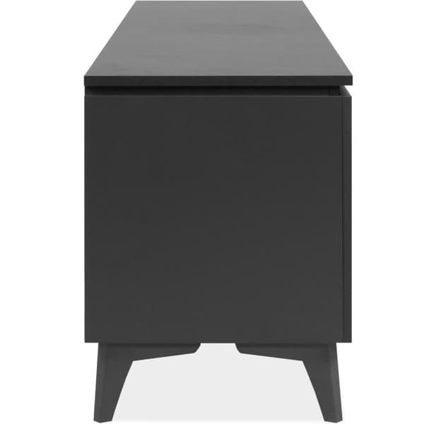 TV-skåp - Bertrix 56A - Skiffer / antracit - 177x51,5x40 cm - 2 luckor - 1 låda - 2 nischer