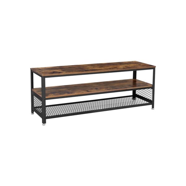 Teollisuustyylinen TV-alusta, 3 tasoa