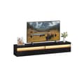 Pikkukuva 1 / 6: TV-taso, VASAGLE LTV133B02, 147x35x30 cm, eebenmusta