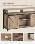 Miniatyrbillede 5 af 6: TV-skab, VASAGLE, 40x147x76 cm, Kamelbrun