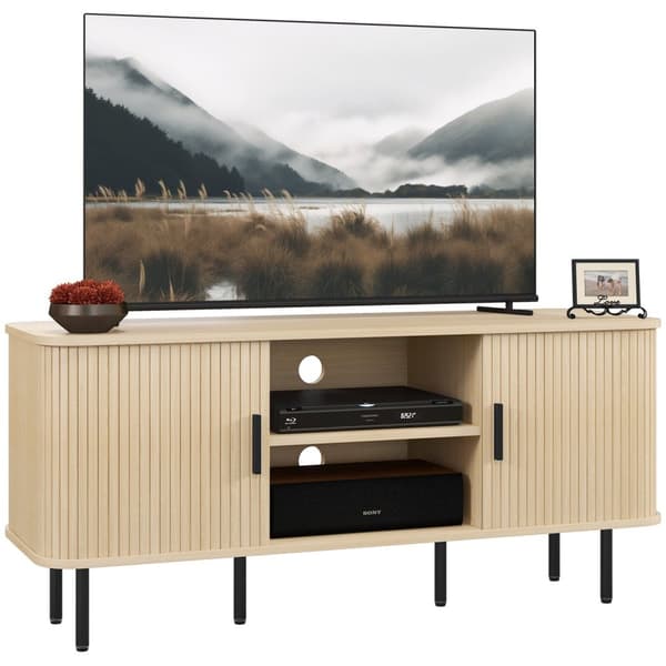 Rootz TV -kabinet - Medieenhed - Underholdningsstand - Rumbesparende design - 120 cm x 40 cm x 55 cm