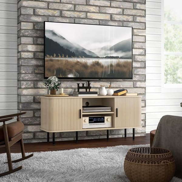 Rootz TV -kabinet - Medieenhed - Underholdningsstand - Rumbesparende design - 120 cm x 40 cm x 55 cm