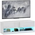 Miniatyrbild 10 av 10: Rootz TV -hängande skåp med LED -belysning - väggmonterat TV -skåp - Flytande TV -enhet - Stylish Design - 120 x 35 x 40,5 cm