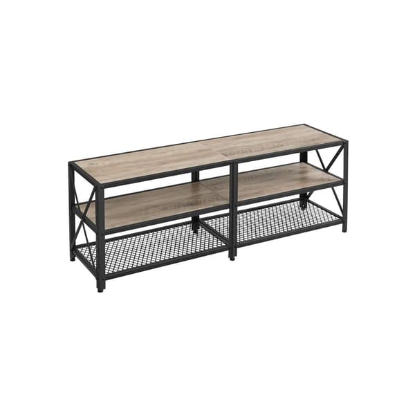 TV Stand Greige Sort