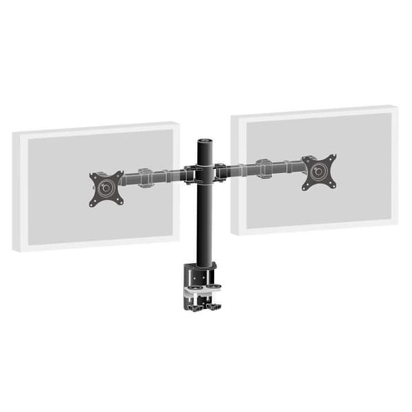iiYAMA DS1002C-B1 Dual Monitor Arm Svart