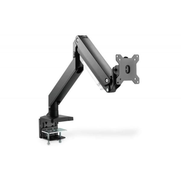 Skärmstöd - Digitus - Tle Single - Gasfjäder 35'' - 15 kg Max - Svart