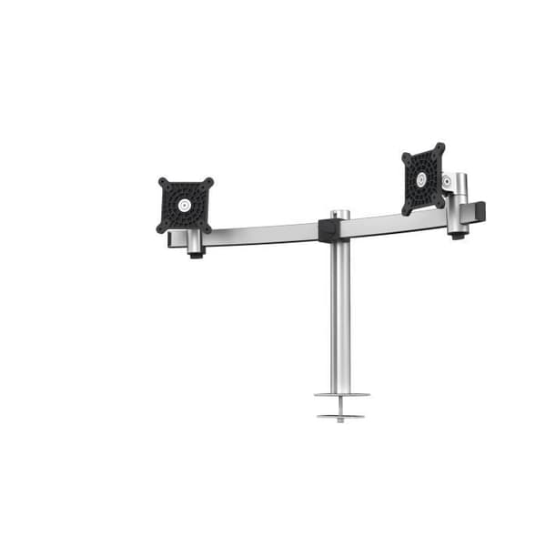 Stöd för 2 skärmar - DURABLE - 508623 - Justerbart - VESA-fästen 360° - Skärmar 21-27"