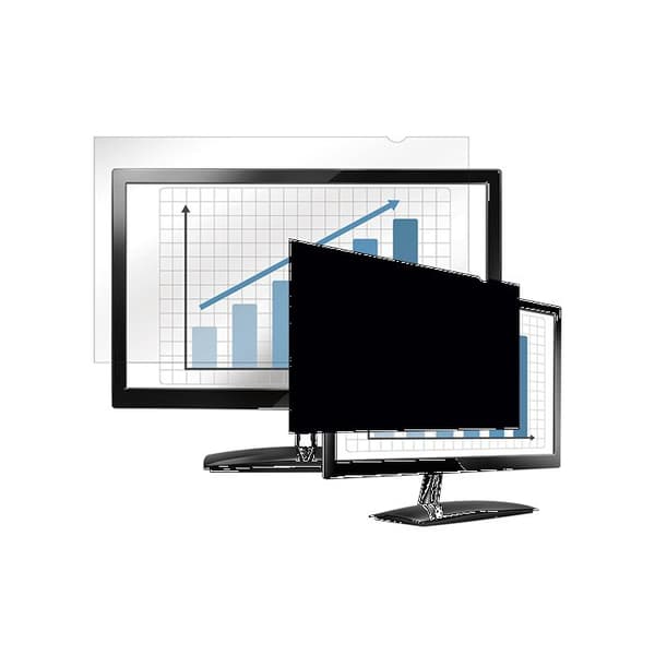 Anti-skärmintegritetsfilter - Fellowes - PrivaScreen Blackout - Bredd 27 tum - Svart - Optimal skydd